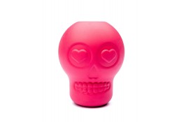 Игрушка SodaPup Skull Treat Dispenser – Pink (Скулл Трит Диспенсер Пинк) «Череп», розовый L