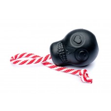 Игрушка SodaPup Magnum Skull Reward Toy – Black (Магнум Скулл Ревард Той Блек) «Череп на веревке», черный L