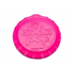 Игрушка SodaPup Puppy Bottle Top Flyer – Pink (Паппи Ботл Топ Флаер Пинк) «Фрисби», розовая