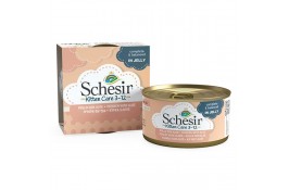 Schesir Kitten Chicken with Aloe вологий корм для кошенят з куркою та алое в желе 85 г