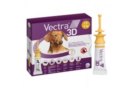 VECTRA 3D (Вектра 3D) капли на холку для собак от 1,5 до 4 кг