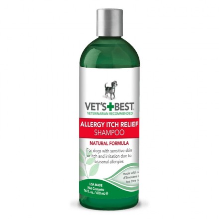 VET`S BEST Allergy Itch Relief Shampoo шампунь для собак при алергии 470 мл