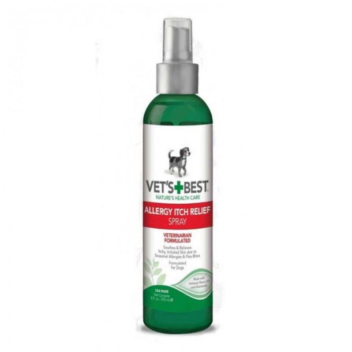 VET`S BEST Allergy Itch Relief Spray спрей для собак при алергії 236 мл