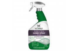 VET`S BEST Flea & Tick Home Spray for Cats спрей для котов от блох, клещей и москитов 945 мл