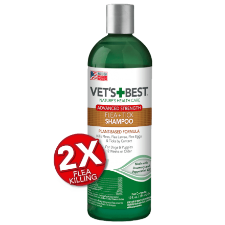 VET`S BEST Flea&Tick Shampoo шампунь от блох и клещей для собак 355 мл