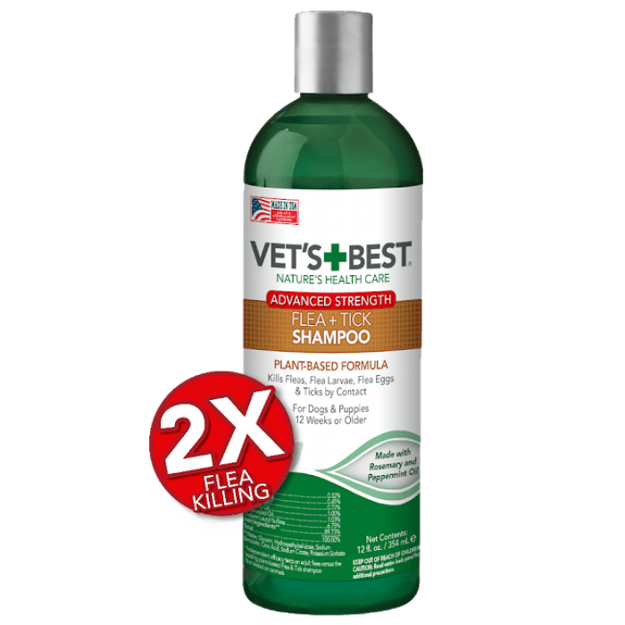 VET`S BEST Flea&Tick Shampoo шампунь от блох и клещей для собак 355 мл