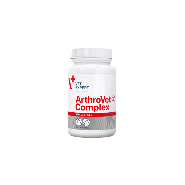 Vet Expert ArthroVet Complex Small breed & cats пищевая добавка для здоровья хрящей и суставов кошек и собак 60 капс.
