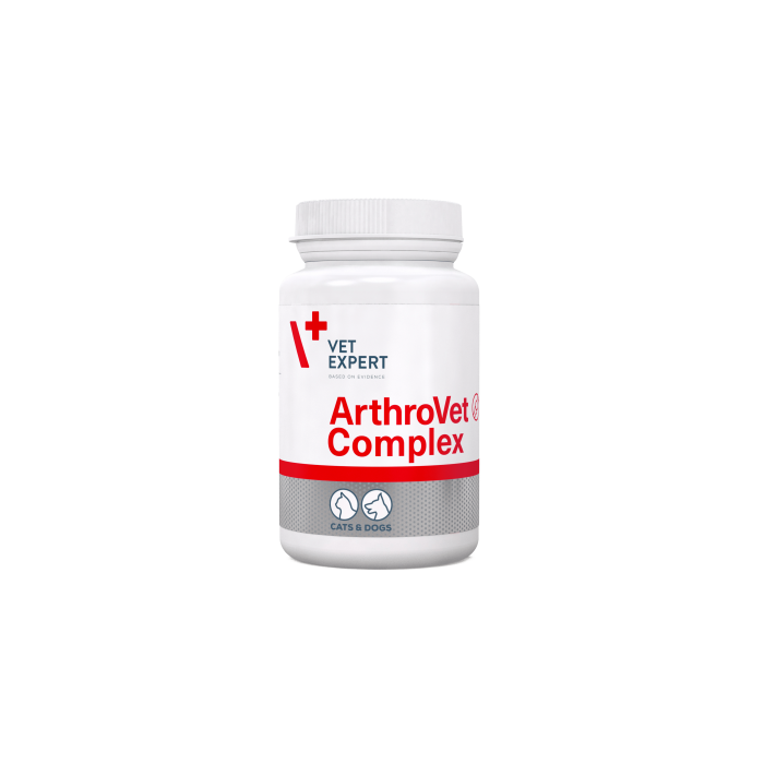 Vet Expert ArthroVet Complex харчова добавка  для профілактики проблем із суглобами та хрящами у котів і собак 60 таб.