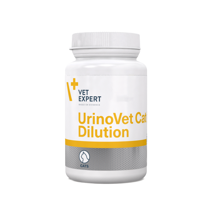 Vet Expert UrinoVet Cat Dilution пищевая добавка при мочекаменной болезни струвитного типа у котов 45 капс.