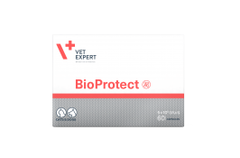 Vet Expert BioProtect харчова добавка для котів і собак з порушенням балансу мікрофлори шлунково-кишкового тракту 60 капс.