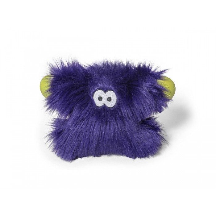 Iграшка-пищалка для собак Фергус пухнастий Фіолетова