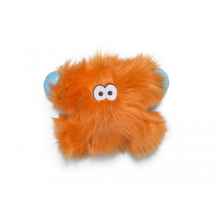 Iграшка-пищалка для собак Фергус пухнастий Оранжева
