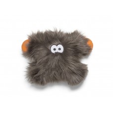 Iграшка-пищалка для собак Фергус пухнастий Срібно-коричнева