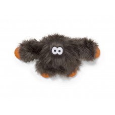 Iграшка-пищалка для собак Джефферсон пухнастий Срібно-коричнева