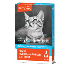 Sempero (Семперо) п/б капли на холку для кошек 0.5мл.