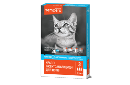 Краплі протипаразитарні "Sempero" для котів 0,5мл.