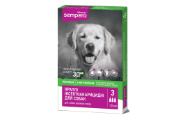 Sempero (Семперо) краплі протипаразитарні для собак великих порід 1мл.