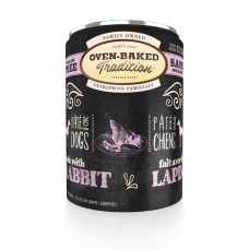 Oven-Baked Tradition беззерновий паштет для собак зі свіжим м’ясом кролика 354гр