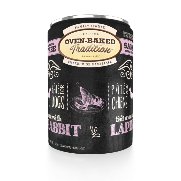 Oven-Baked Tradition беззерновий паштет для собак зі свіжим м’ясом кролика 354гр