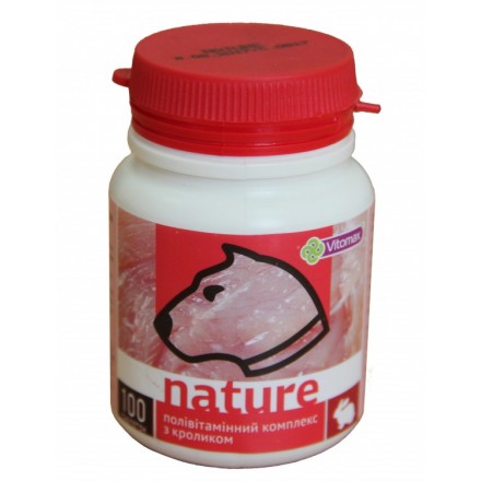 Vitomax Nature Поливитаминный комплекс со вкусом кролика для собак 100т./100г.
