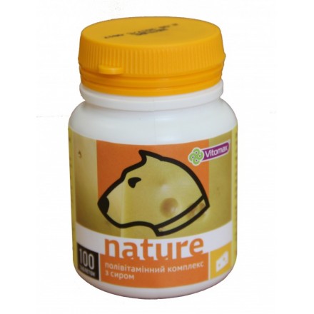 Vitomax Nature Полівітамінний комплекс зі смаком сиру для собак 100т./100г.