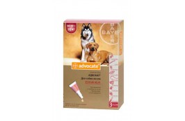 Bayer Advocate 10-25кг. (Адвокат) краплі п\п для собак 2.5мл.