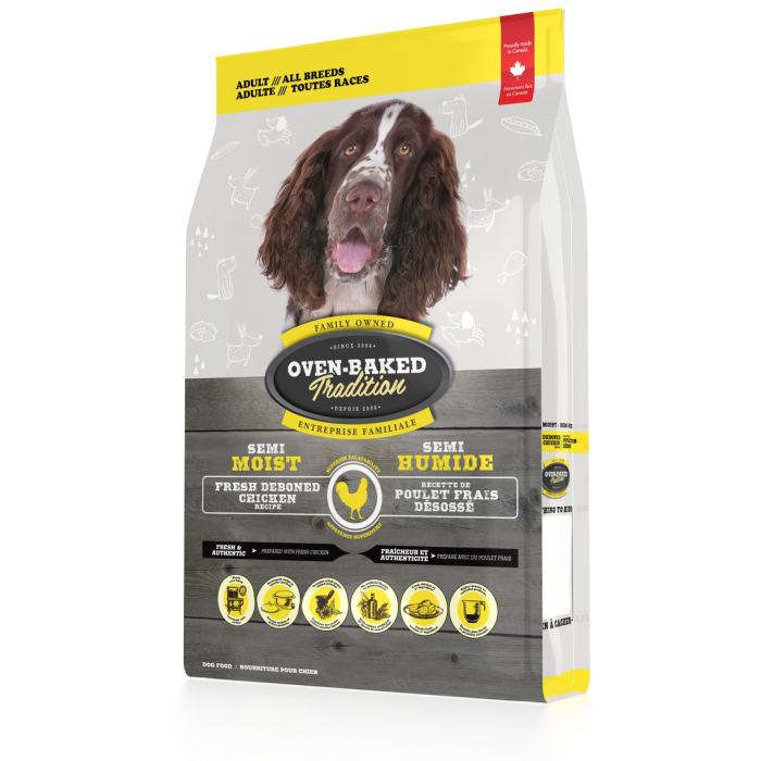 Oven-Baked Tradition напіввологий корм для собак зі свіжого м’яса курятини 9,07кг.