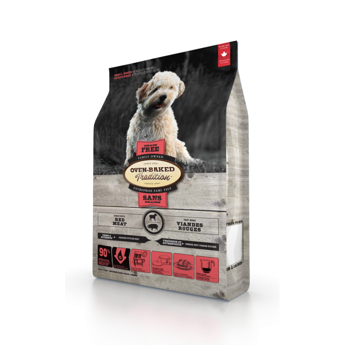 Oven-Baked Tradition повністю збалансований беззерновий сухий корм для собак малих порід з червоного м’яса 5,67кг.