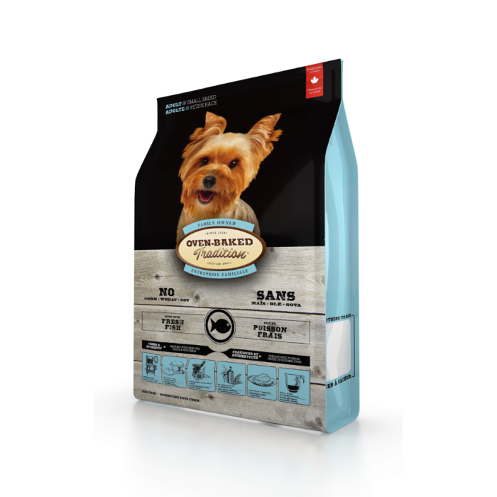 Oven-Baked Tradition повністю збалансований сухий корм для собак малих порід зі свіжого м’яса риби 
