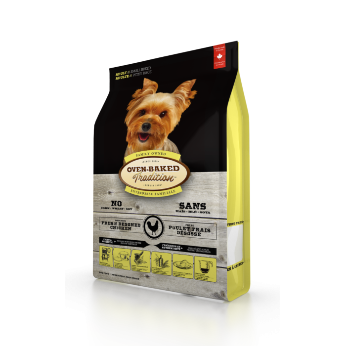 Oven-Baked Tradition повністю збалансований сухий корм для собак малих порід зі свіжого м’яса курятини